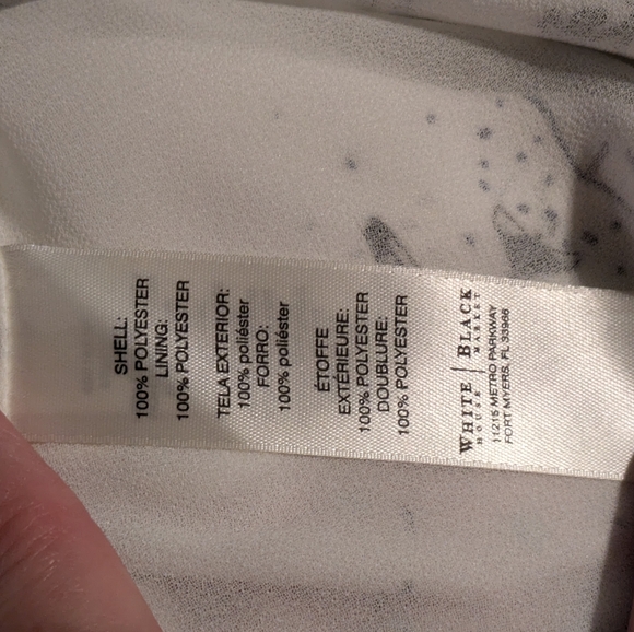 WHBM size small sleeveless blouse NWT - Picture 13 of 13